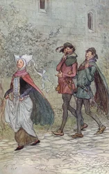 Illustration zu Die lustigen Weiber von Windsor